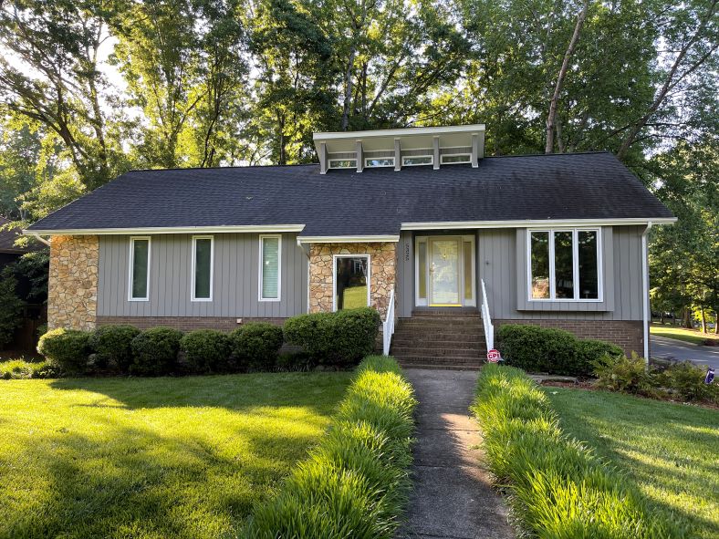 montibello gray exterior after painting 