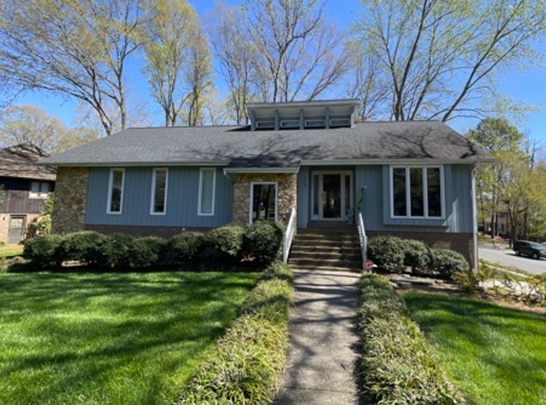 montibello blue exterior before painting 