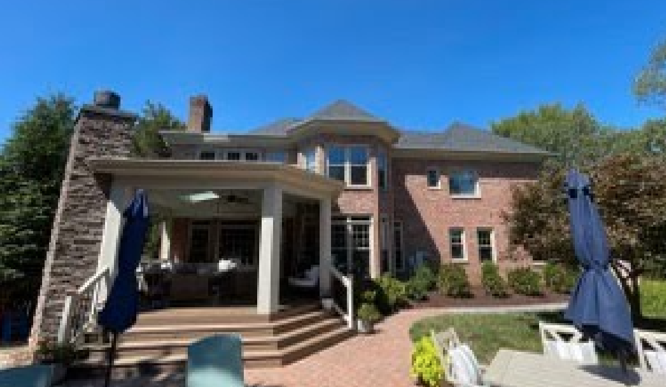 front of house before brick painting