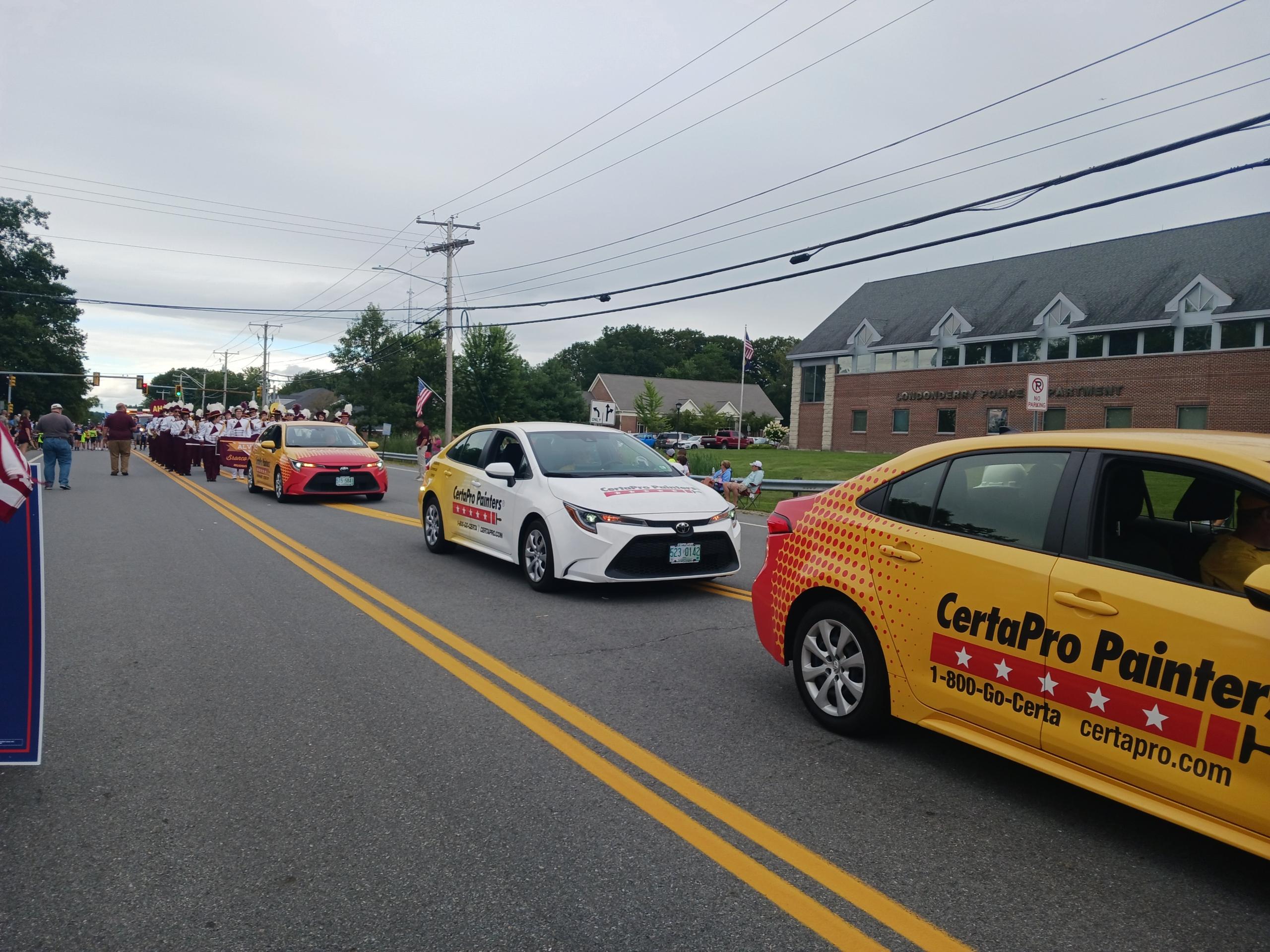 Residential Painting Company attends parade