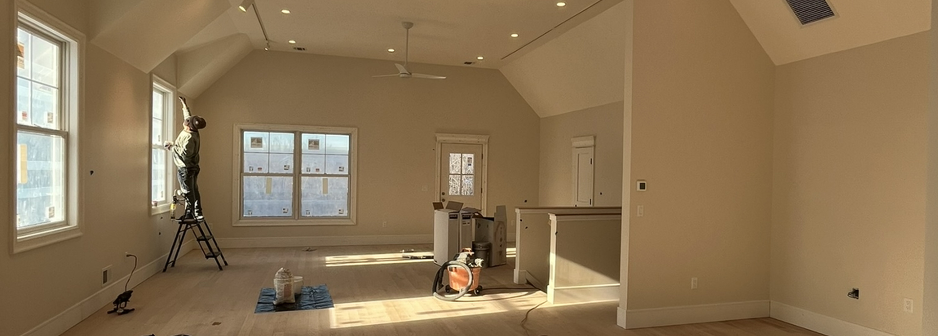 Pound Ridge, NY Before Floor Refinishing & Painting 