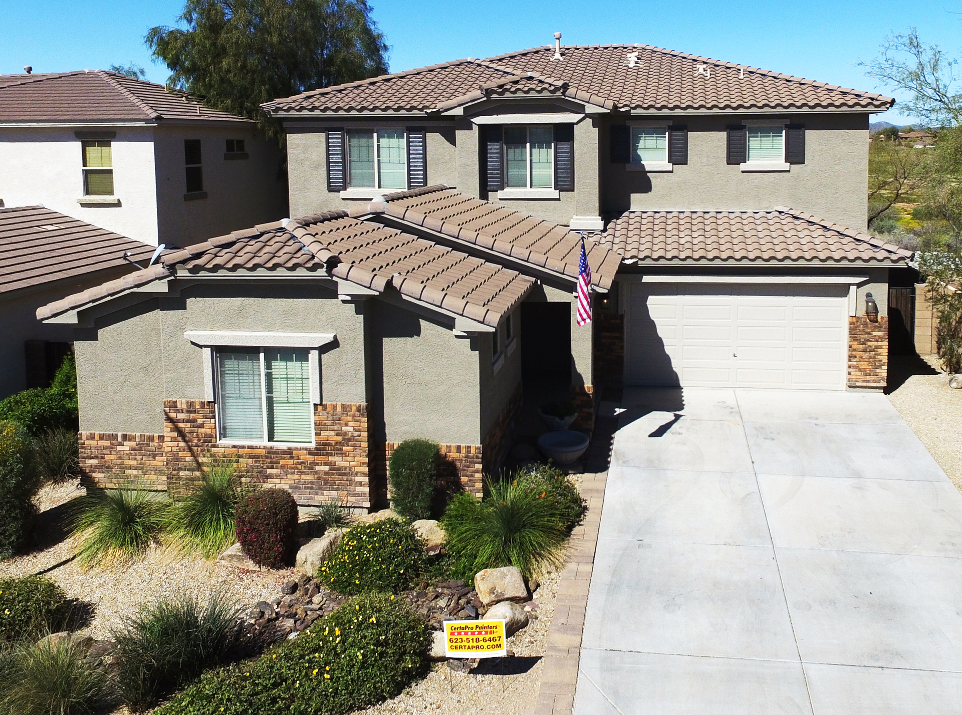 earth toned exterior