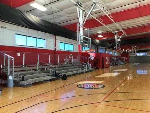 Basketball Club Interior Painting Before