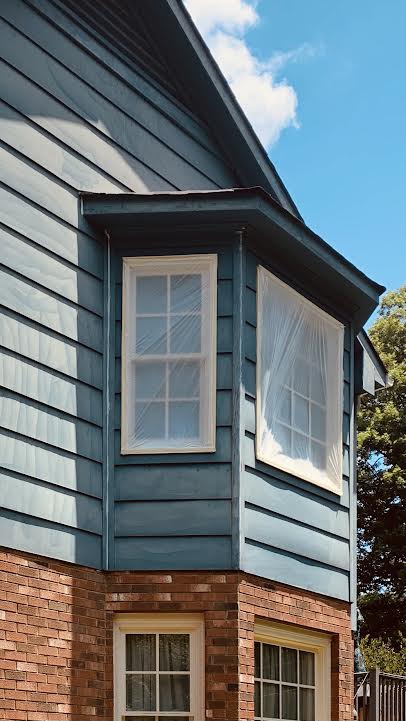 Side of House Before Exterior Painting Winston-Salem, NC