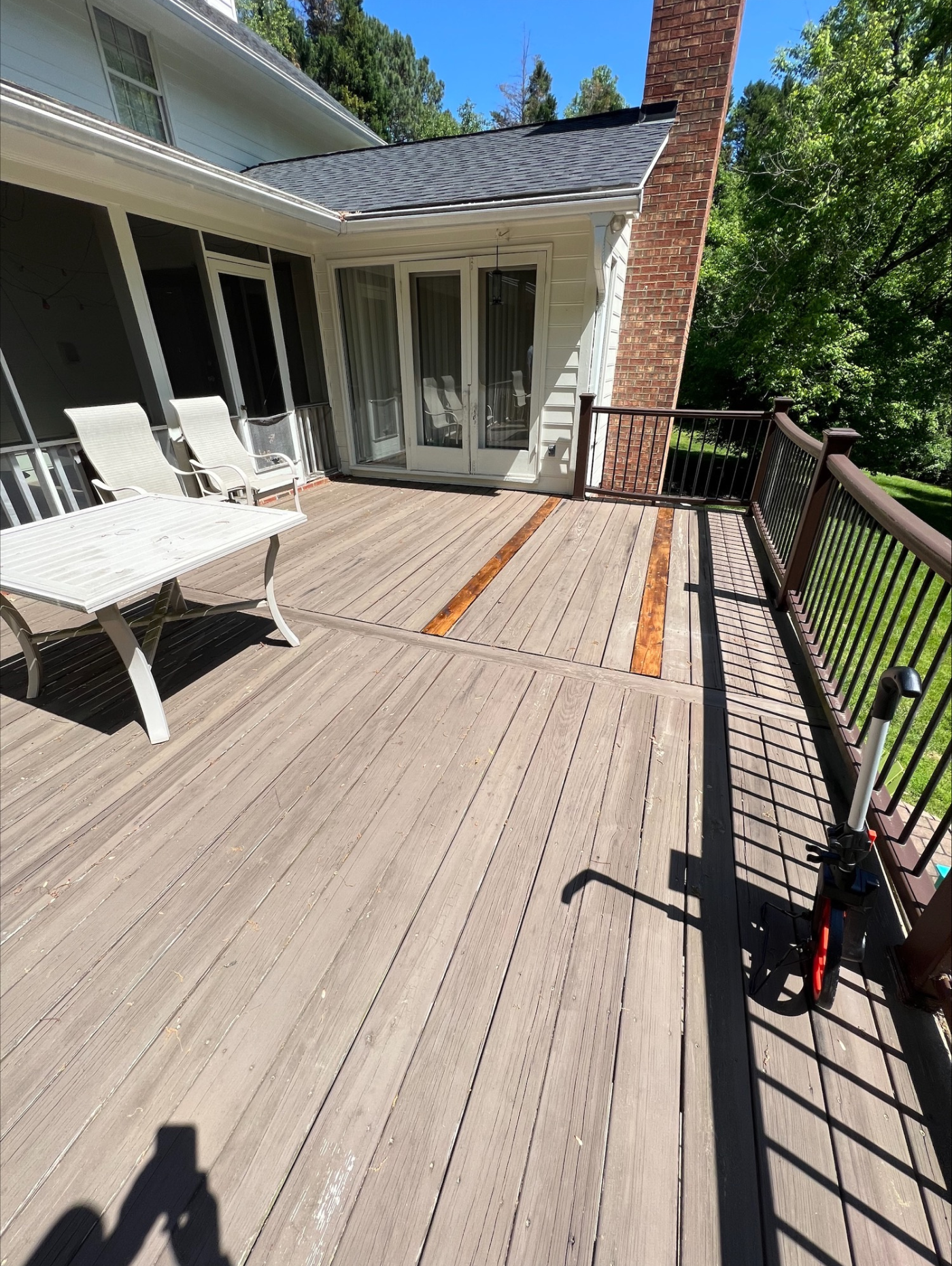 Deck Staining Before