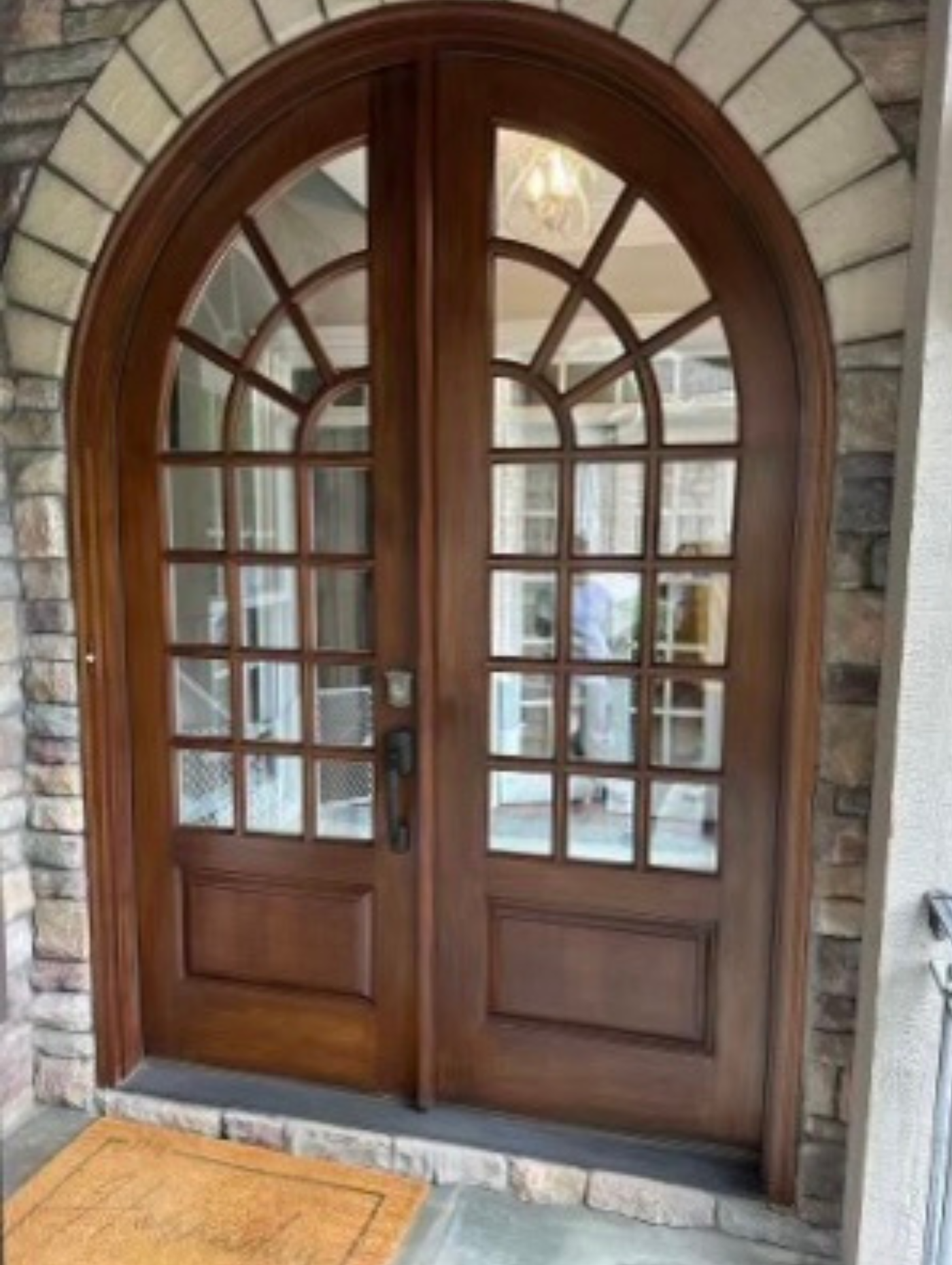 Door Staining After