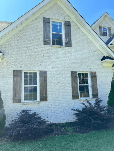 Shutter Staining Before