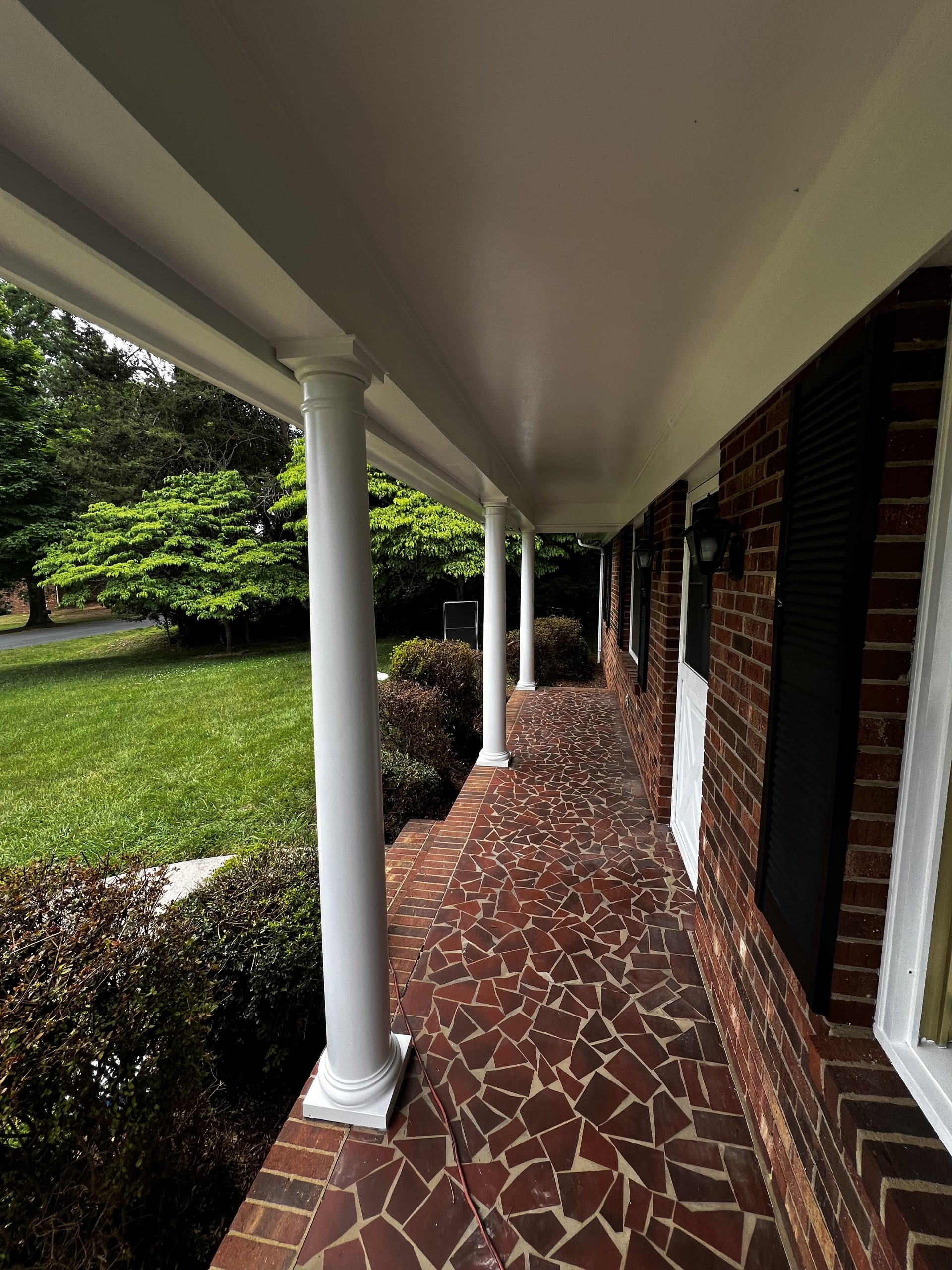 After Porch and carpentry repair in Winston-Salem