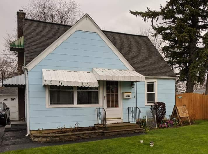 Blue Exterior – Before & After Before