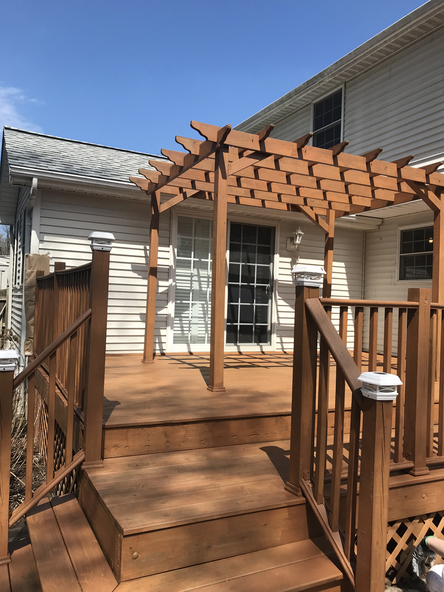 deck staining service