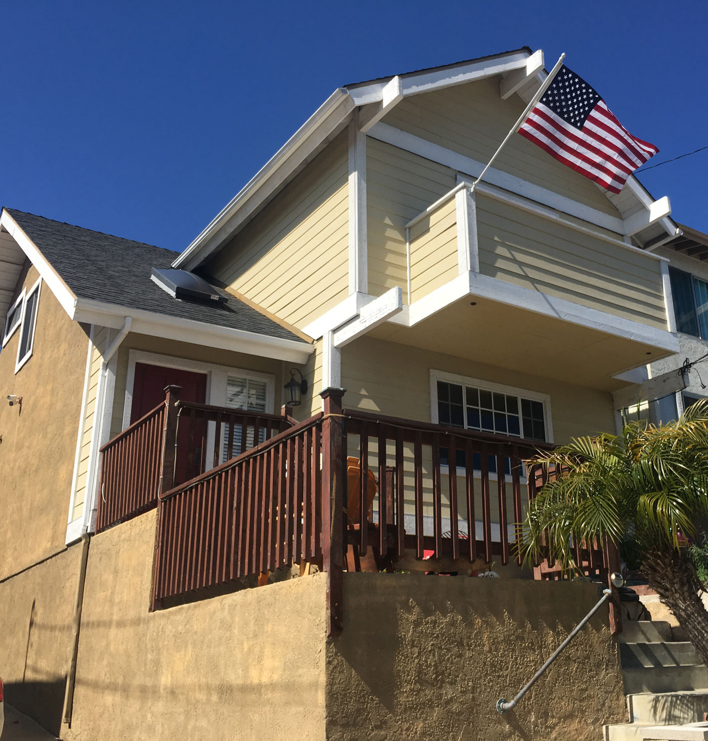 Before beach house painting