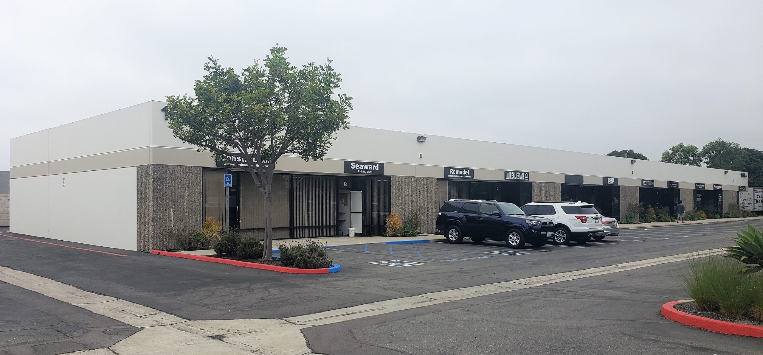 after painting office building