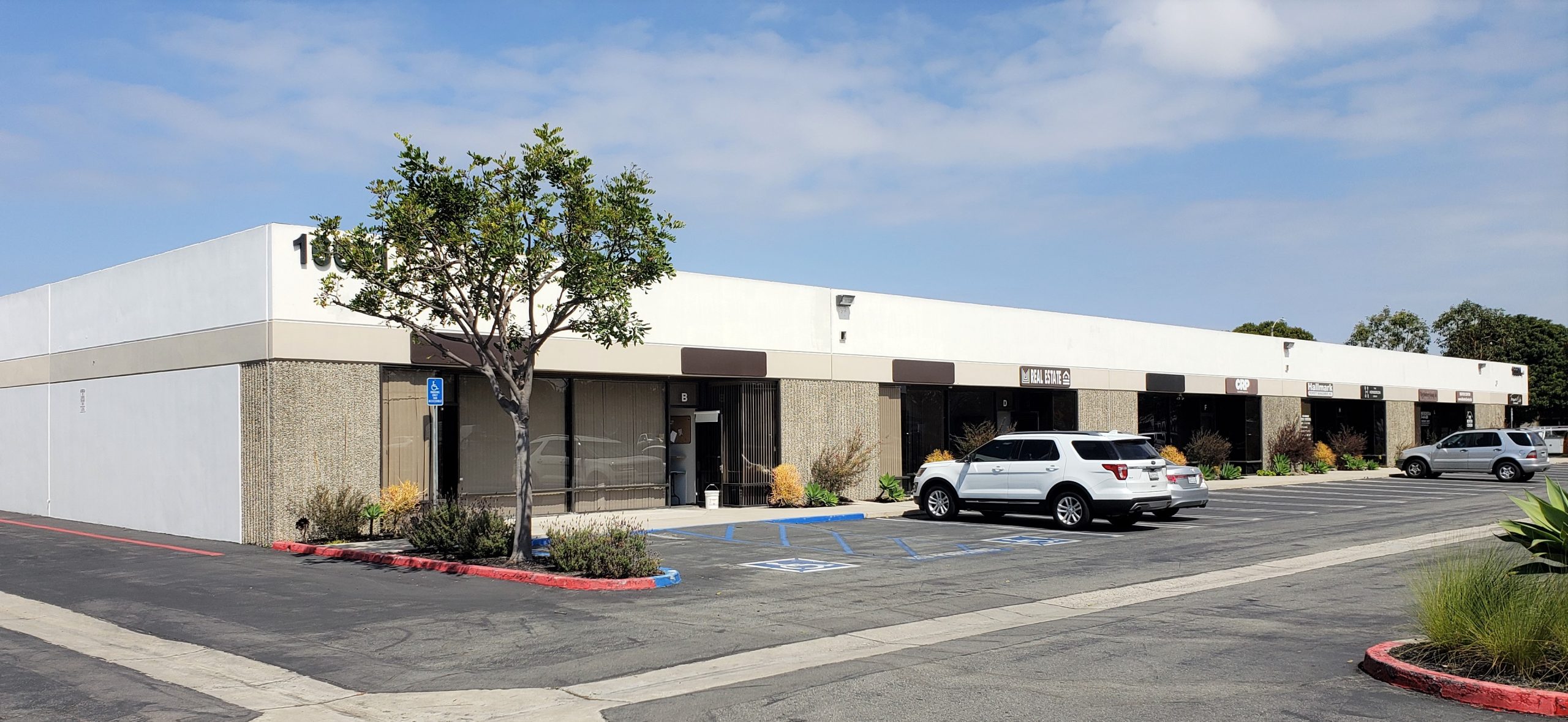 before painting office building