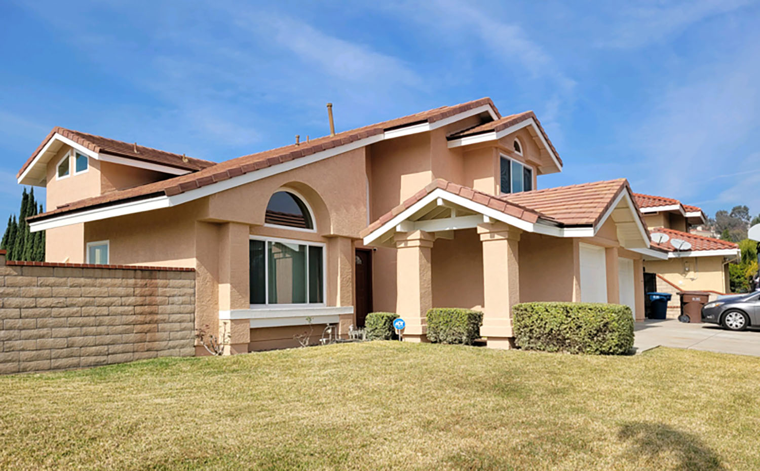 after painting house