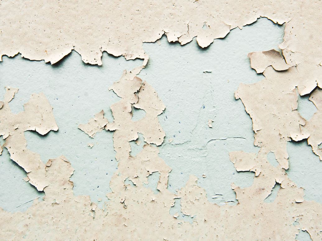 peeling paint