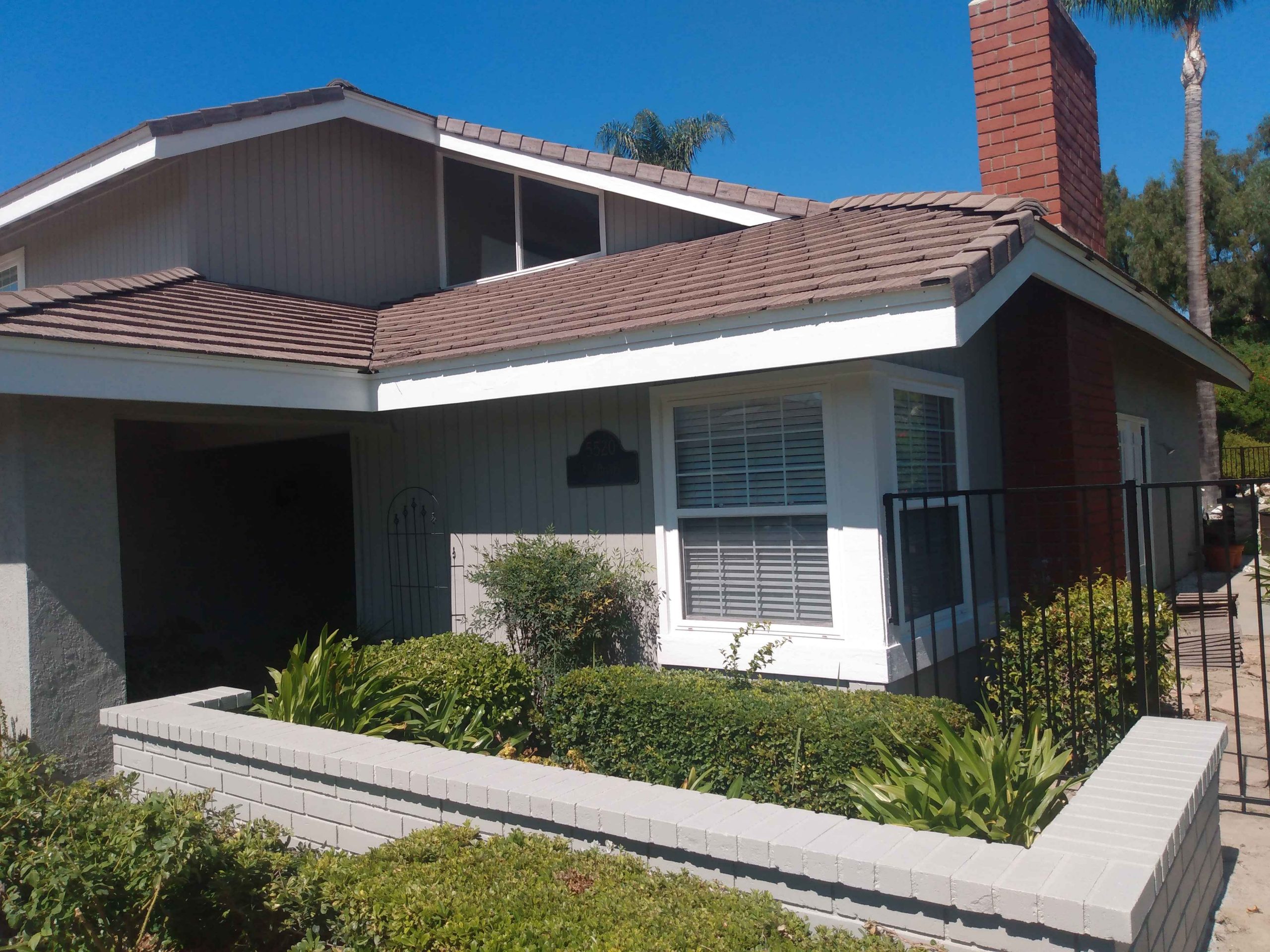 after exterior painting project