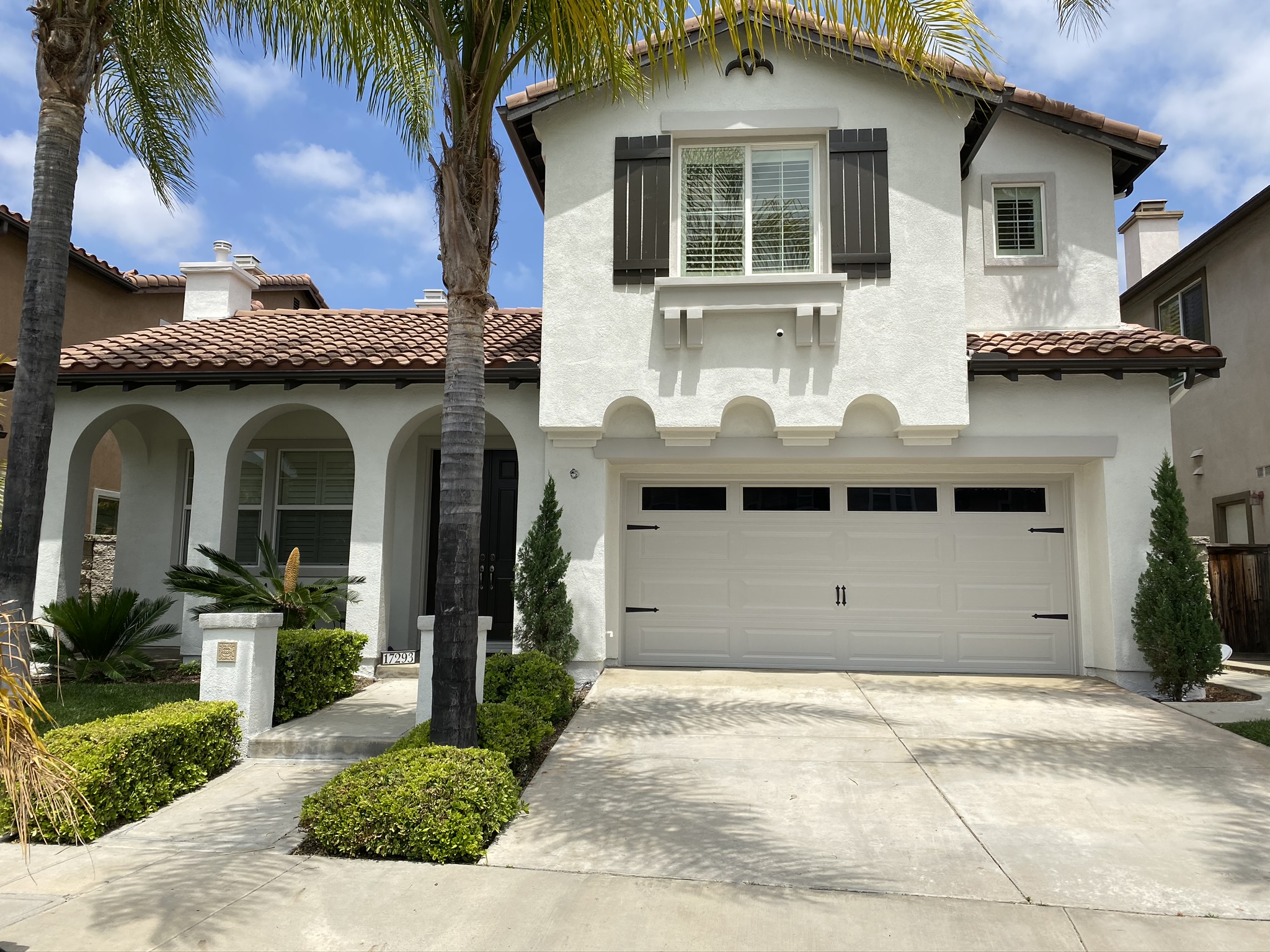 California white stucco home