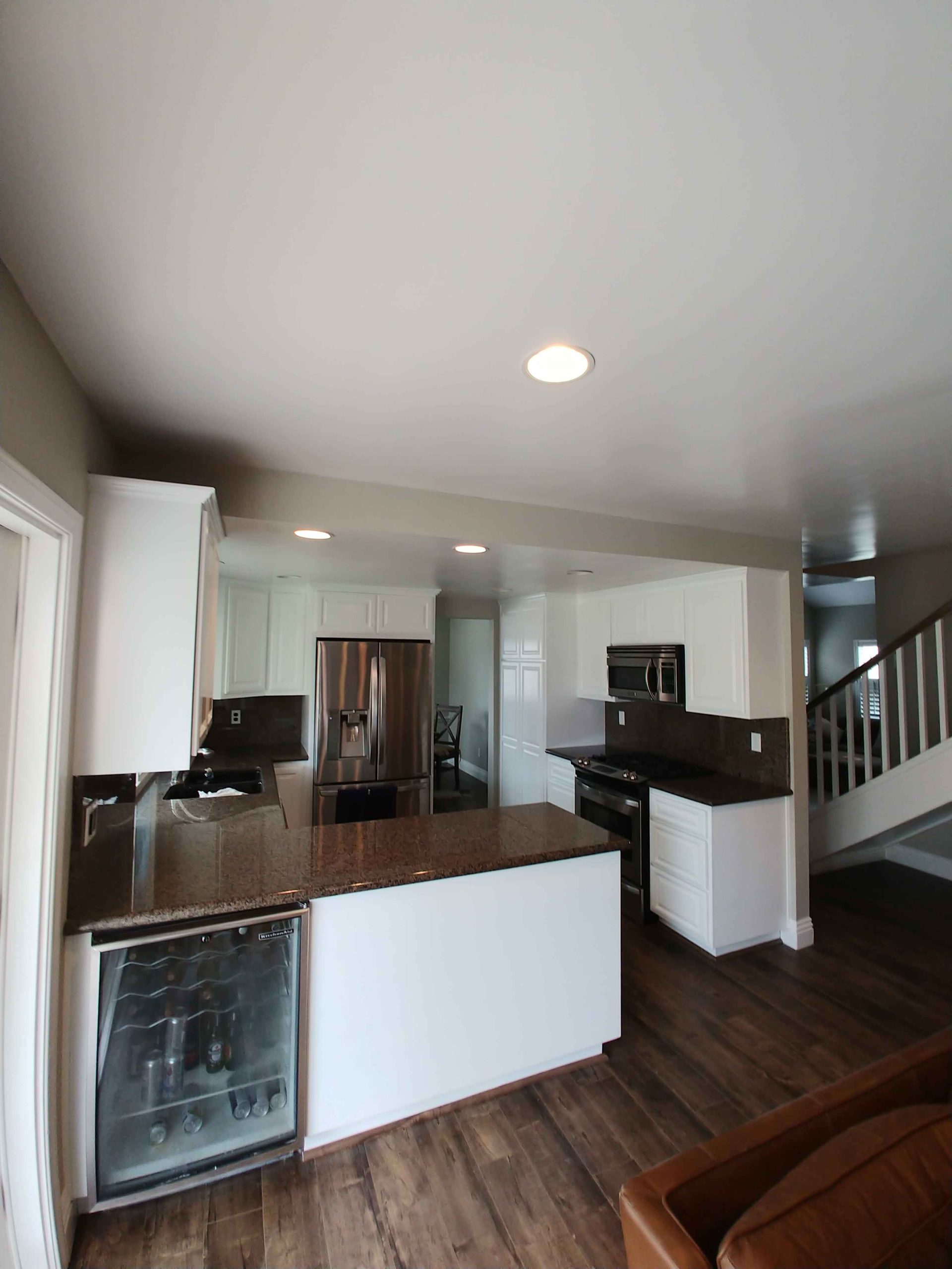 White Painted Cabinets Yorba Linda