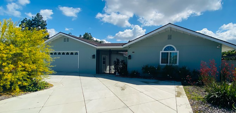 after after exterior painting project