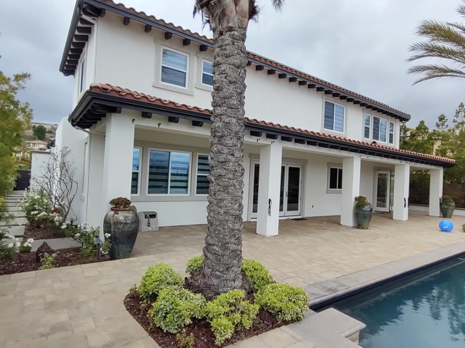 painted home exterior in yorba linda