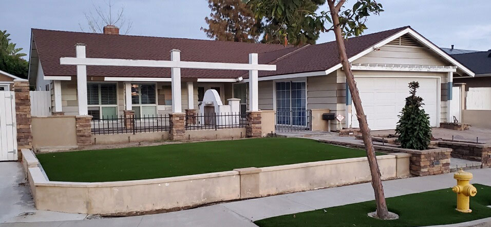 Vinyl Siding Painting in Yorba Linda Before