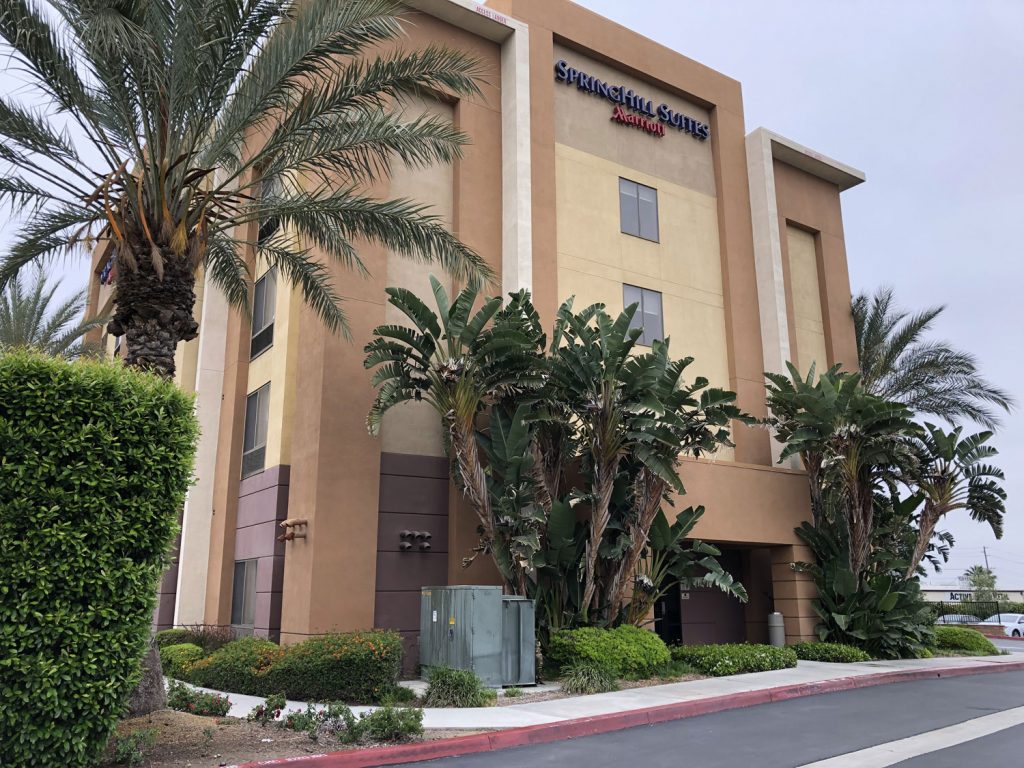 Hotel Painting in Mission Viejo Before