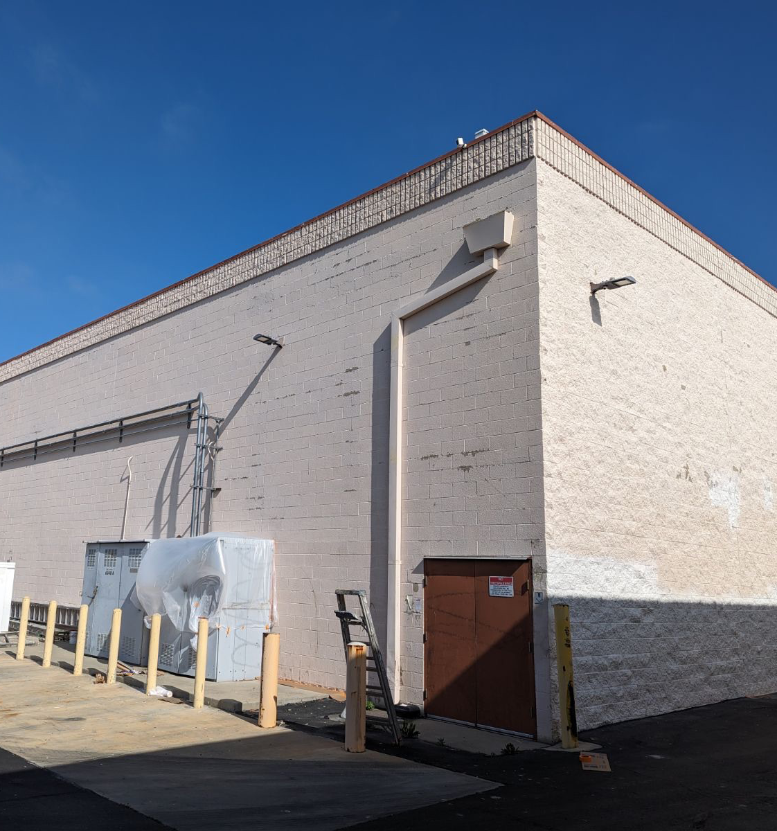 Commercial Exterior Repaint Before