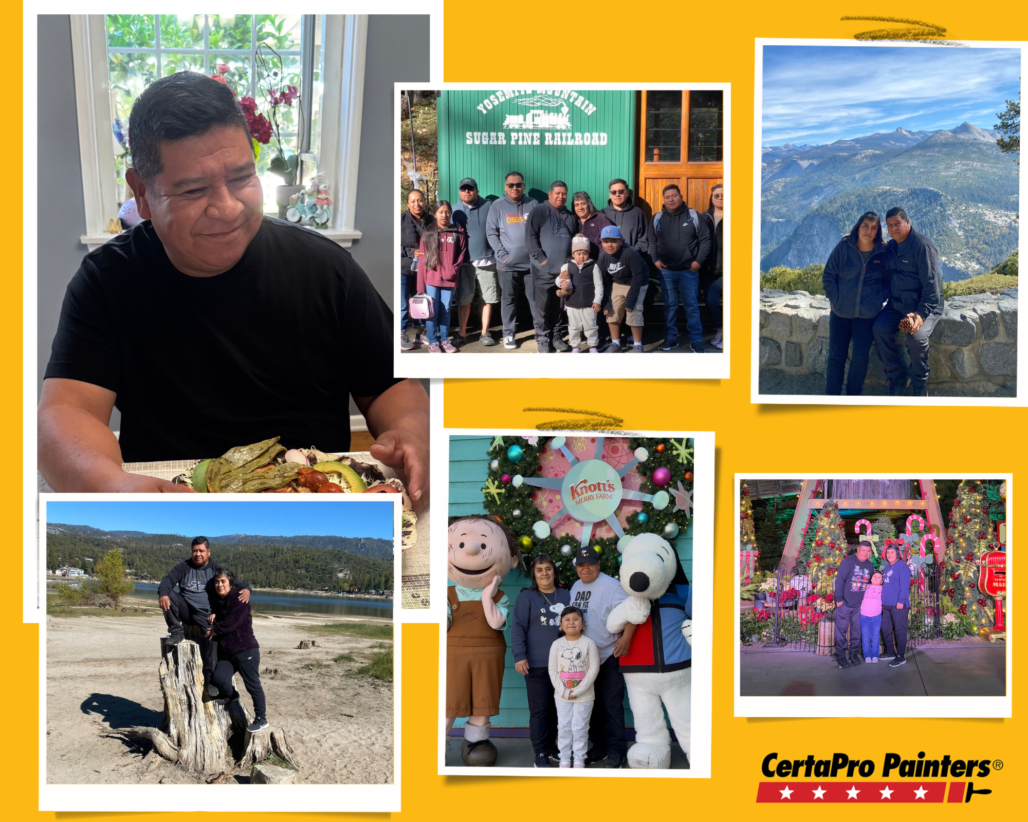 employee bio collage