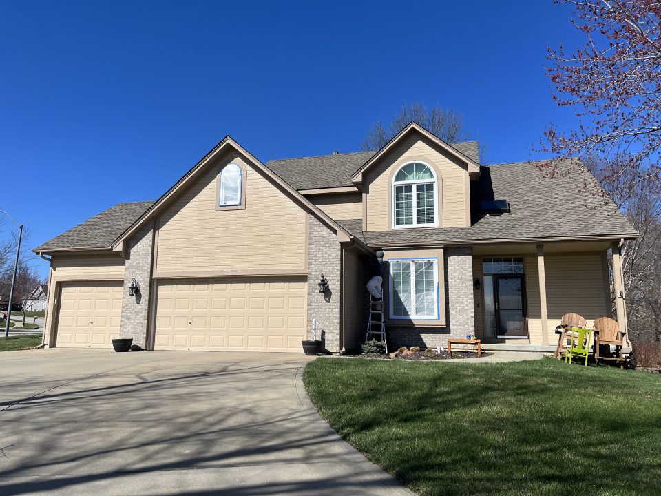Exterior Paint Before