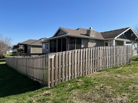 Fence Staining Before