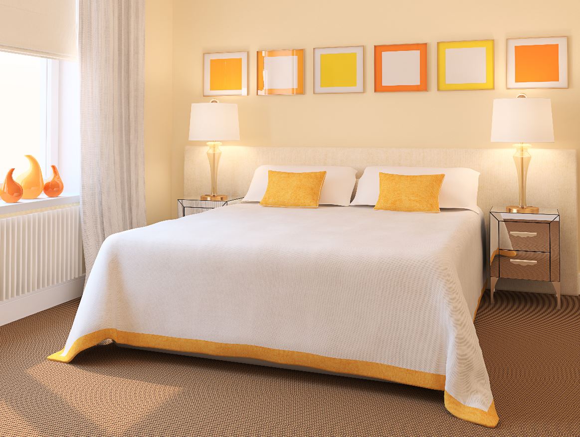 yellow bedroom