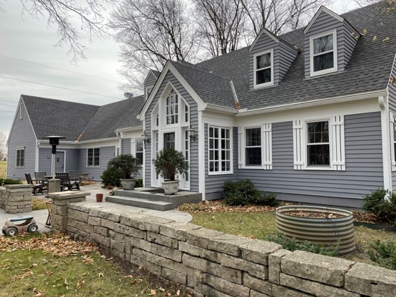 home exterior project painted by Carlos