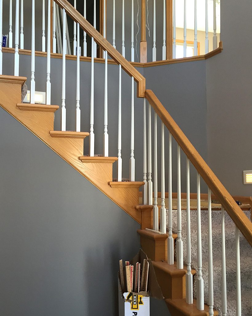 Stairwell Painting After