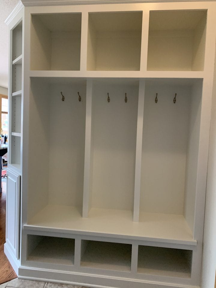 Cabinet Repainting Before & After After