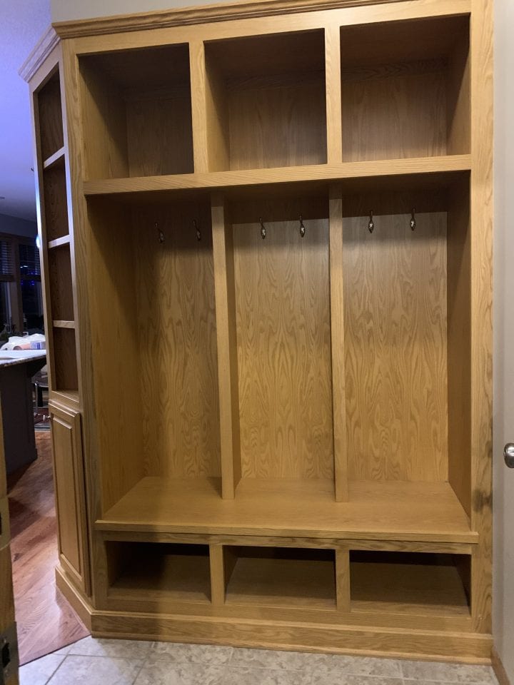 Cabinet Repainting Before & After Before