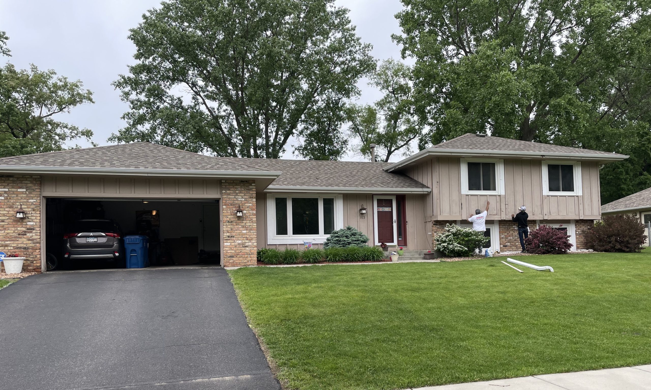 exterior before painting