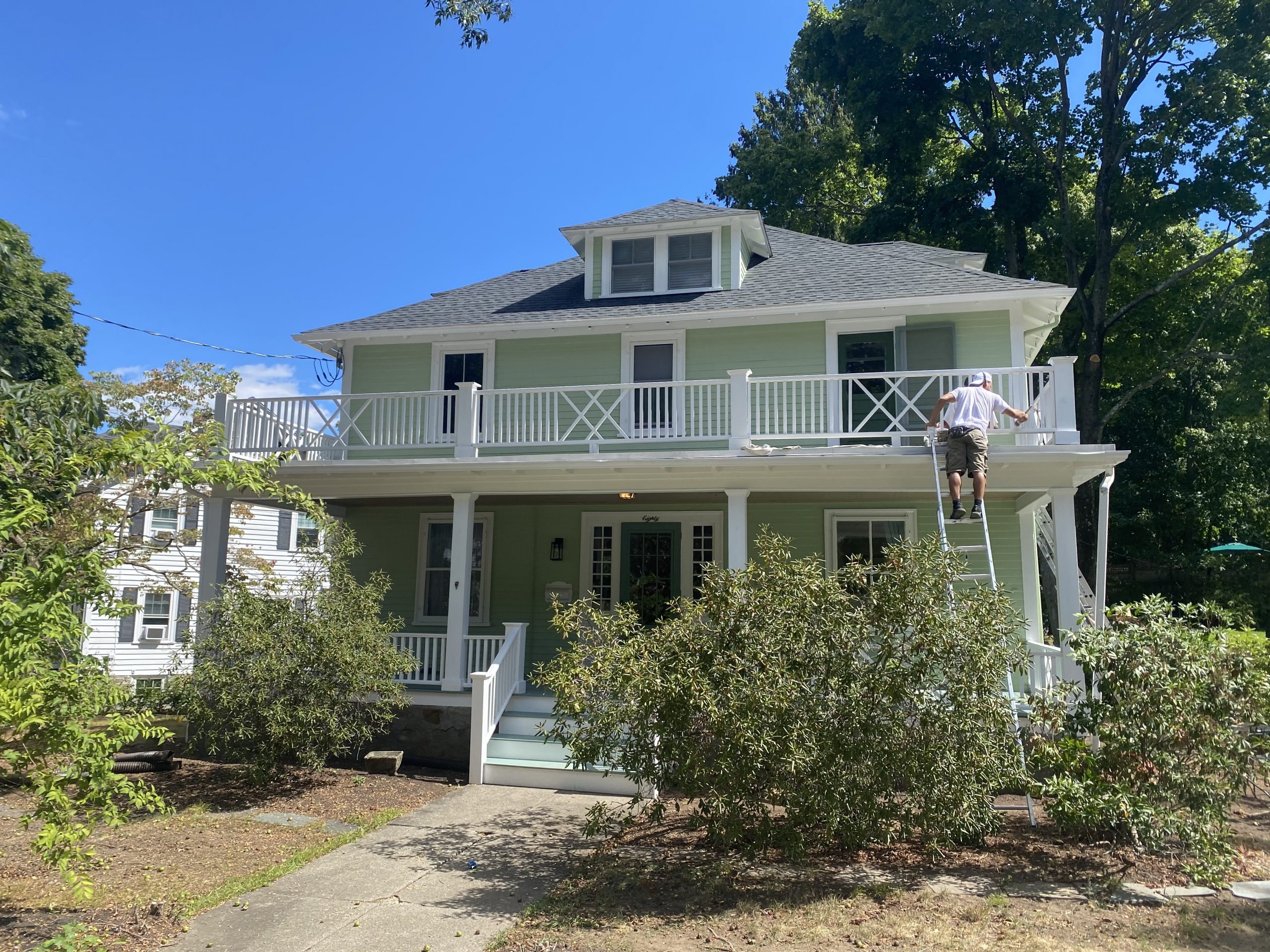 Completed Residential Exterior Painting Project in Melrose, MA