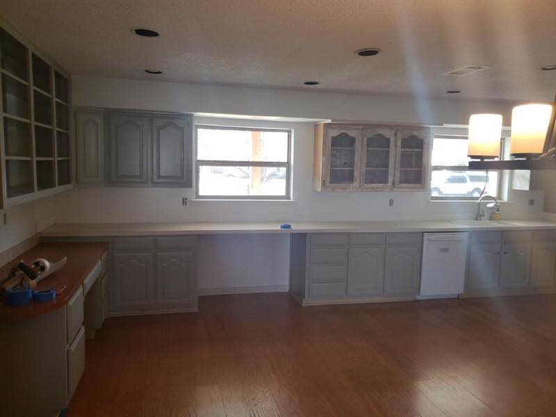 Kitchen Cabinetry Refinishing and Painting Before