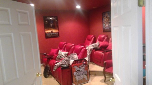 Interior Movie Theater Room Update Before