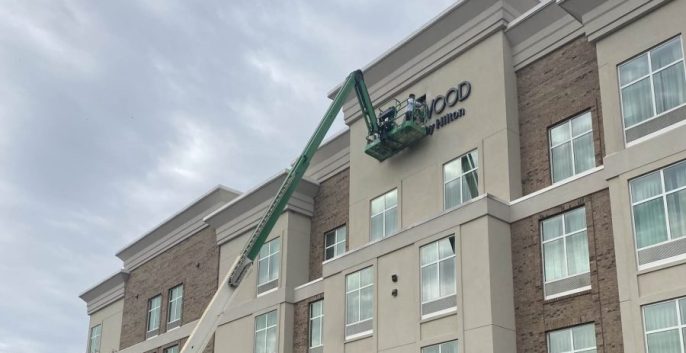 Check out our Commercial Stucco and Repair