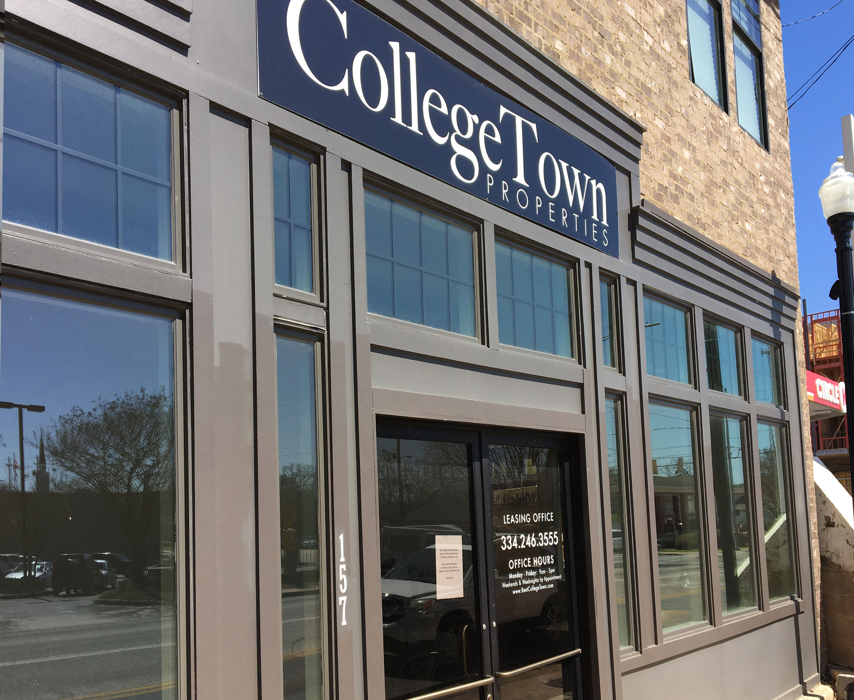 College Town Properties Exterior Trim Painting Before