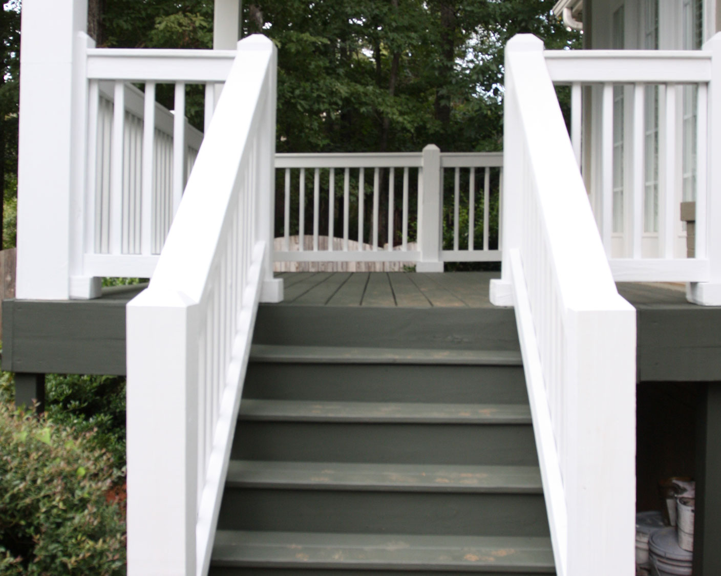 Deck Painting Project After