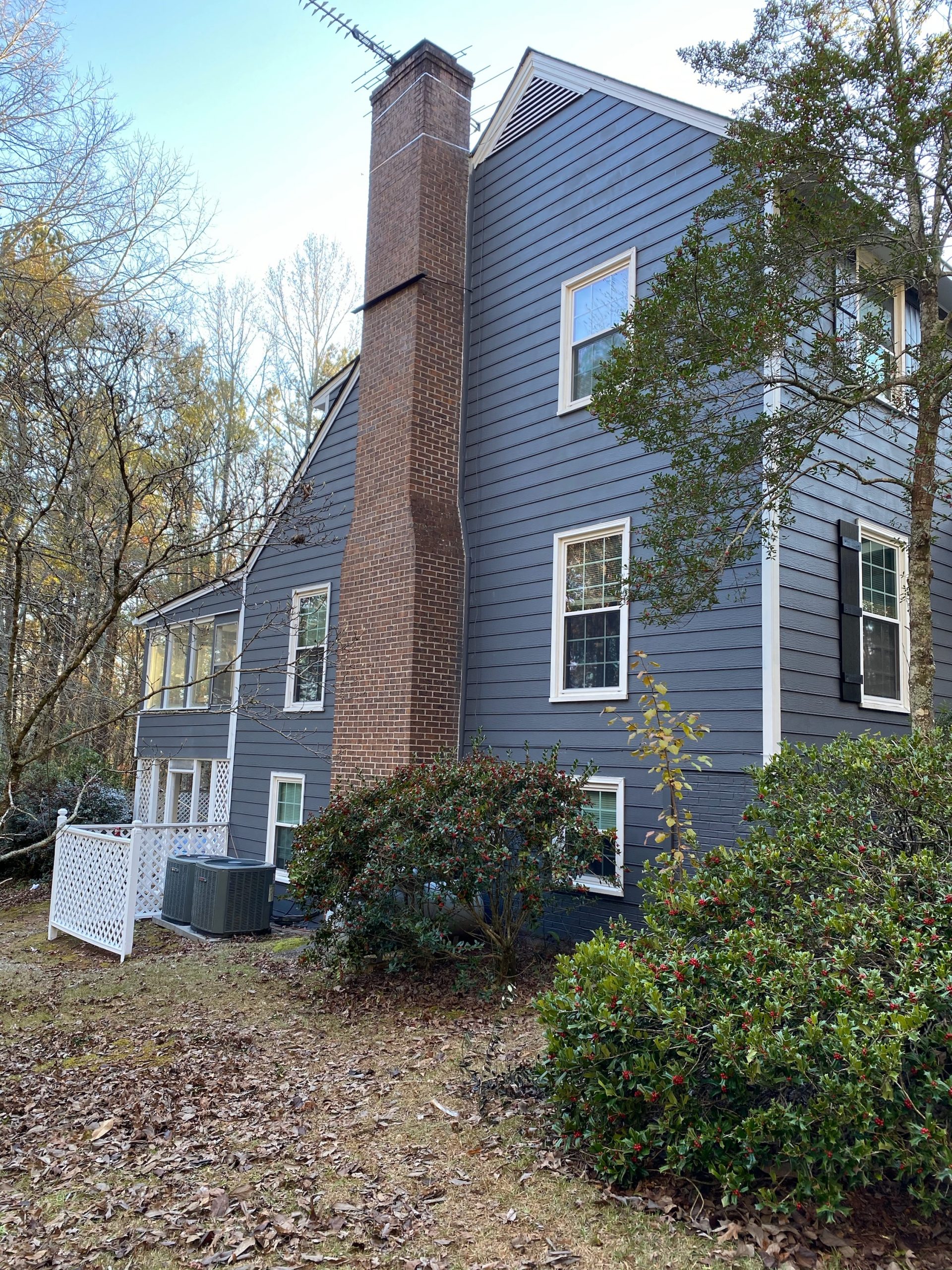 LaGrange Home Makeover - Chimney Side