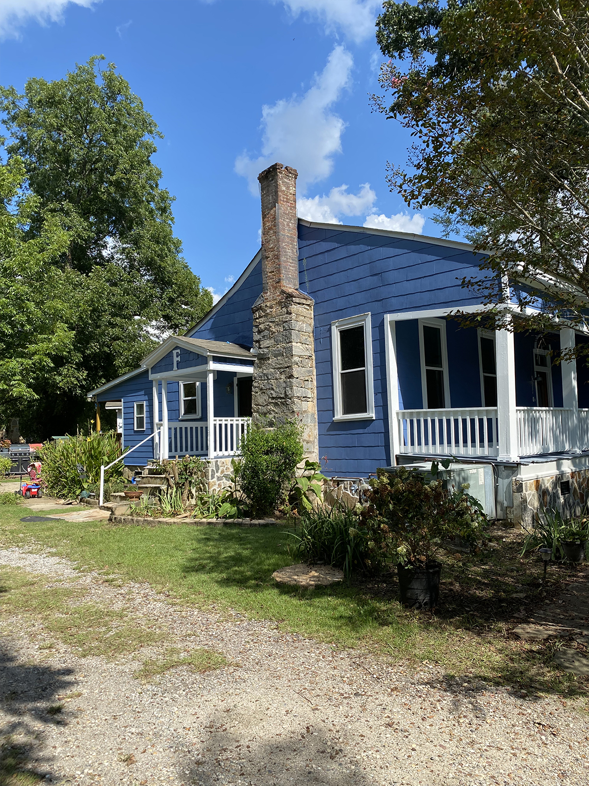 after exterior painting