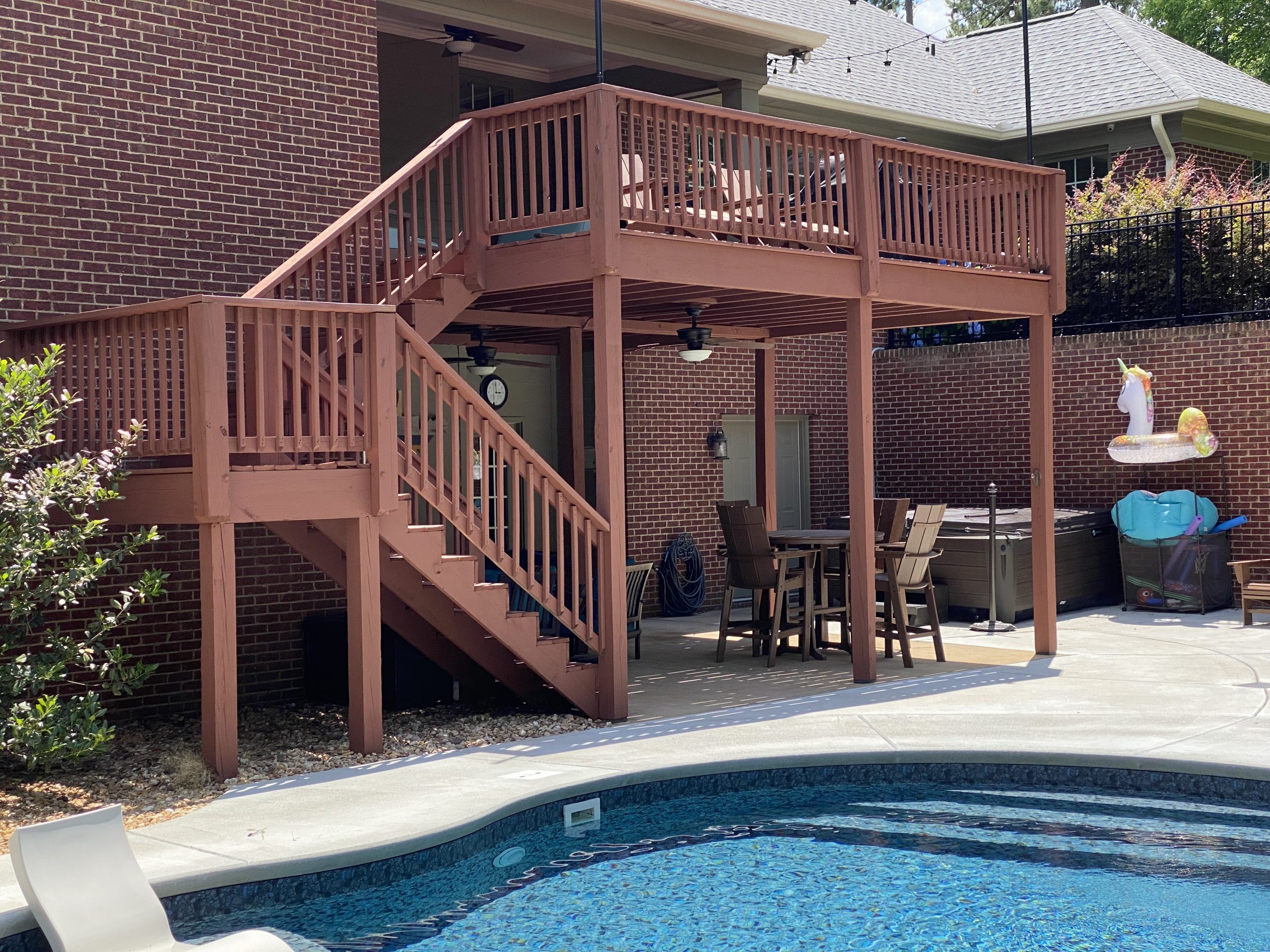 Final Result of Deck Staining