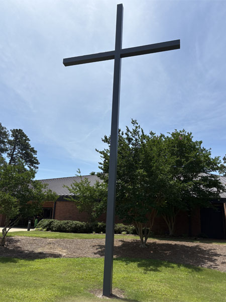 Church Cross Repainting After