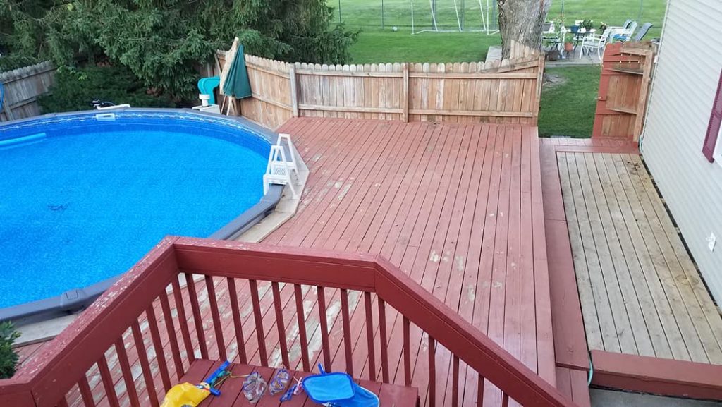 Deck Painting Before