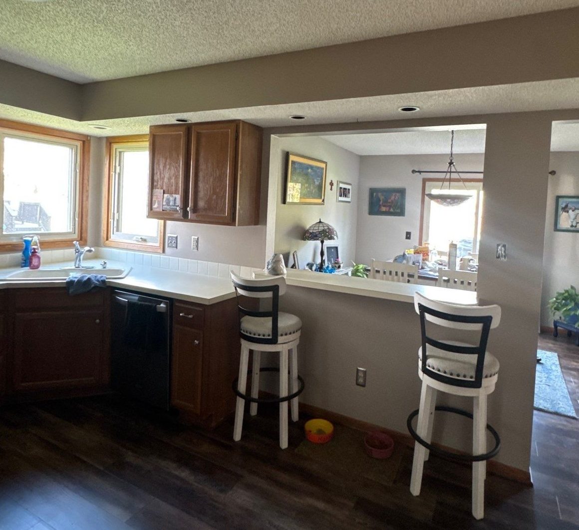 repainted den area of home in alpharetta