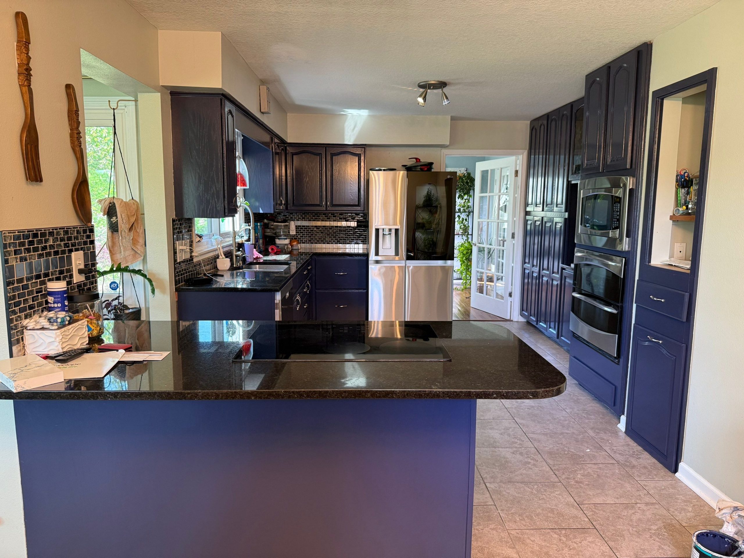 repainted cabinets of home in windsor heights