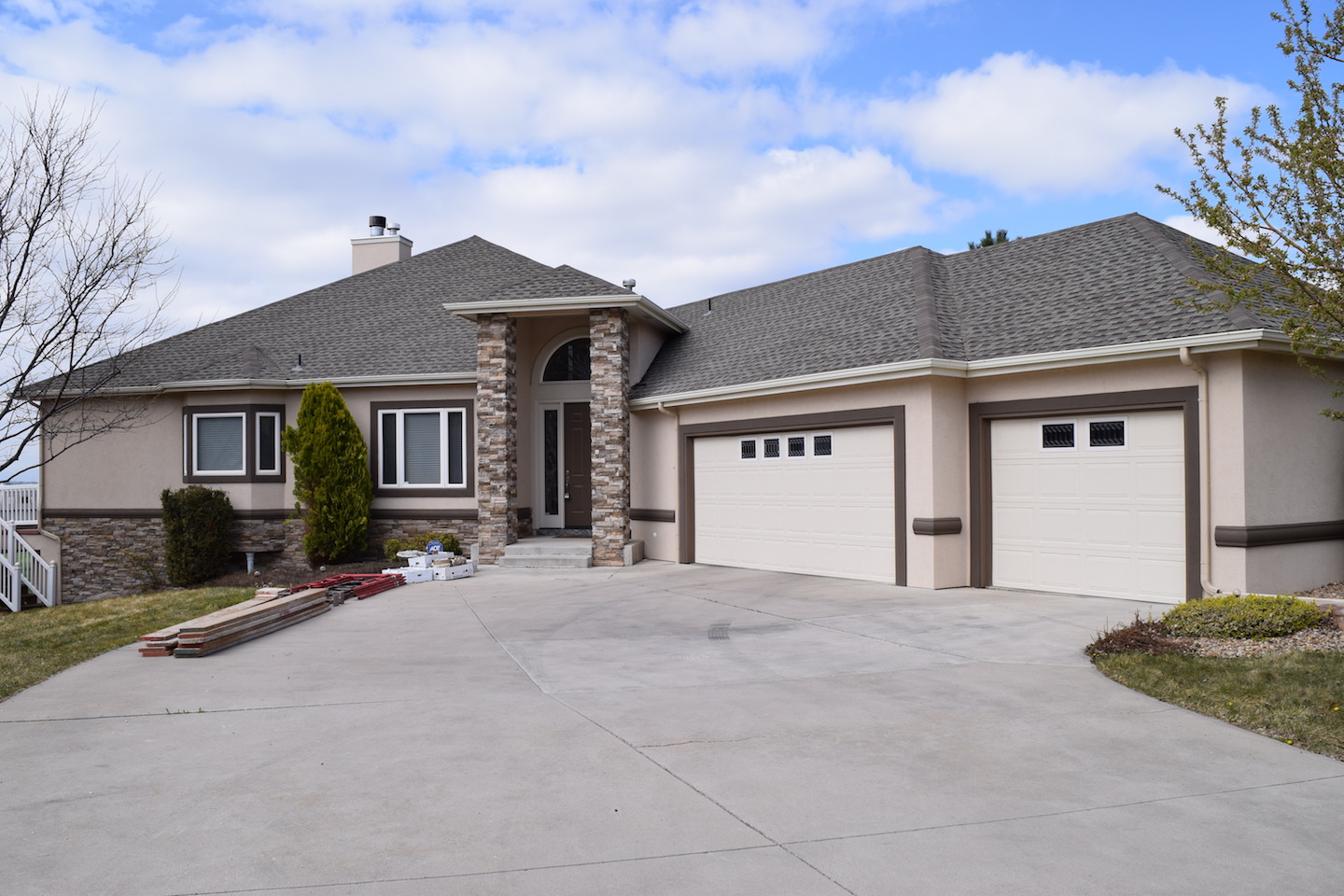 Exterior refinished home